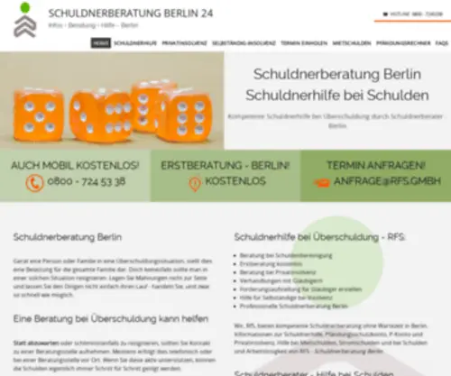 Schuldnerberatungberlin24.de(Schuldnerberatung Berlin ☎️ 0800) Screenshot