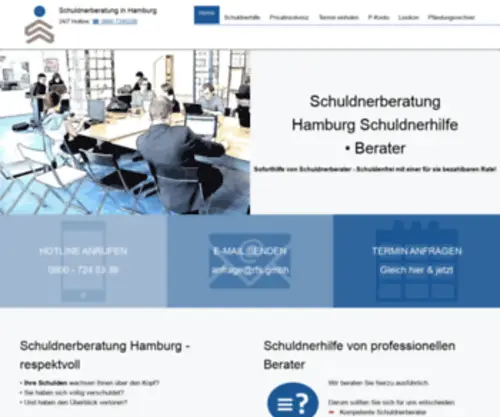 Schuldnerberatunghamburg.com(Schuldnerberatung Hamburg) Screenshot