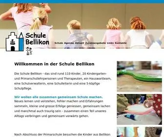 Schule-Bellikon.ch(Willkommen in der Schule Bellikon) Screenshot