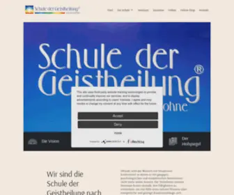 Schule-Der-Geistheilung.de(Schule der Geistheilung) Screenshot