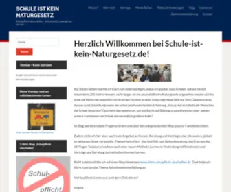 Schule-IST-Kein-Naturgesetz.de(Schule ist kein Naturgesetz) Screenshot