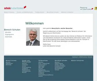 Schule-Oberfranken.de(Bereich Schulen) Screenshot