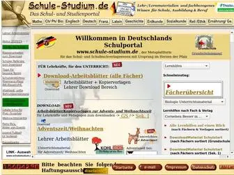 Schule-Studium.de(Deutschlands Schulportal(Pfalz)) Screenshot