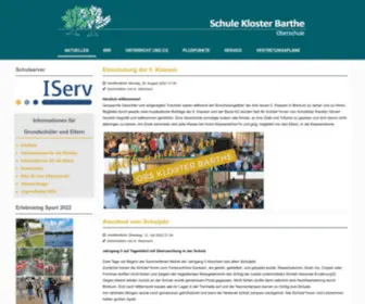 Schuleklosterbarthe.de(Schule Kloster Barthe) Screenshot