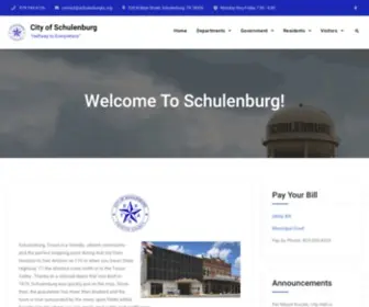 Schulenburgtx.org(Halfway to Everywhere) Screenshot