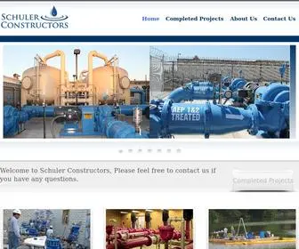 Schulerconstructors.com(Schuler Constructors) Screenshot