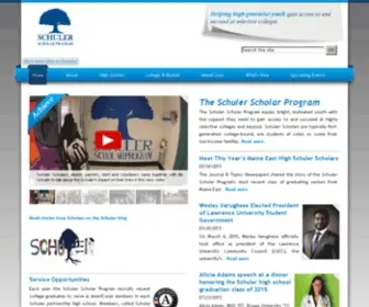 Schulerprogram.org(The Schuler Scholar Program) Screenshot