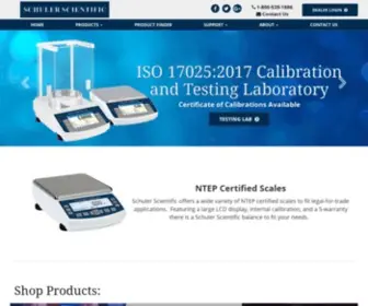 Schulersci.com(Schuler Scientific) Screenshot