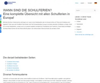 Schulferieneuropa.eu(⋆) Screenshot