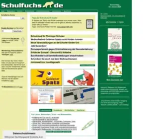 Schulfuchs.de(Unterrichtsmaterialien Arbeitsblätter Arbeitsblatt Lehrerrabatt Schullizenz Klassenfahrt) Screenshot