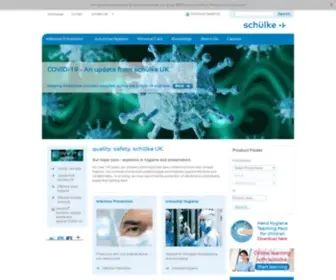 Schulke.co.uk(Schülke UK) Screenshot