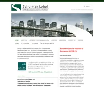 Schulmanlobel.com(Schulman Lobel LLP is a unique accounting and consulting firm offering financial and management strategies to individuals and businesses throughout the United States and internationally) Screenshot