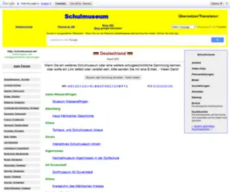 Schulmuseum.net(Schulgeschichtliche Sammlung) Screenshot