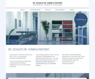 Schulte-Humm.de(Wirtschaftsprüfer) Screenshot