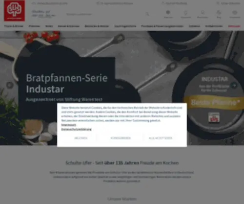 Schulte-Ufer-KG.de(Offizieller Schulte) Screenshot