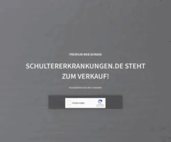 Schultererkrankungen.de(Steht zum Verkauf) Screenshot