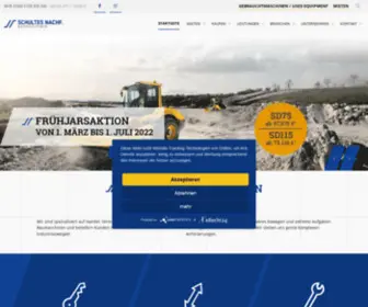 Schultes-Baumaschinen.de(Von Spezialisten für Spezialisten) Screenshot