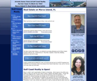 Schultzhometeam.com(Homes for Sale on Marco Island) Screenshot