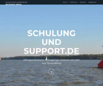 Schulungundsupport.de(Schulung & Support) Screenshot