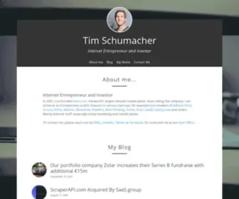 Schumacher.me(Tim Schumacher) Screenshot