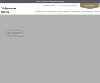 Schumacherhomes.com(Custom Homes) Screenshot