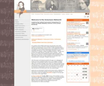 Schumann-Portal.de(Robert und Clara Schumann) Screenshot