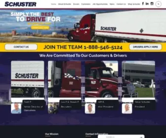 Schusterco.com(Schuster Trucking Company) Screenshot
