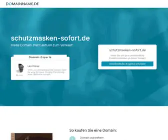 Schutzmasken-Sofort.de(Schutzmasken Sofort) Screenshot