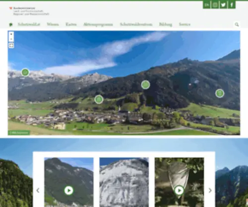 Schutzwald.at(Schutzwald) Screenshot