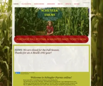 Schuylerfarms.com(Corn Maze) Screenshot