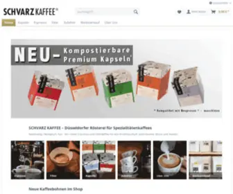 SChvarz.com(Kaffeerösterei) Screenshot