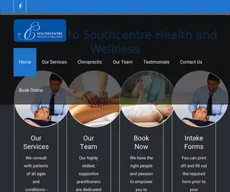 SCHW.ca(SouthCentre Health & Wellness) Screenshot