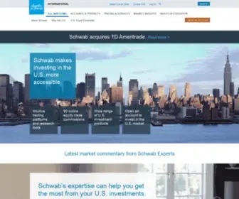 SChwab-Global.com(Charles Schwab) Screenshot