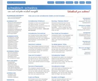 SChwaebisch-SChwaetza.de(Schwäbisch schwätza) Screenshot