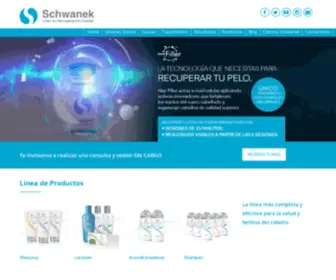 SChwanek.com(Líder en Recuperación Capilar) Screenshot