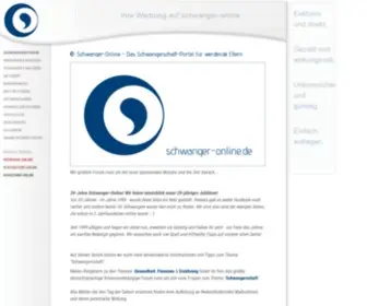 SChwanger-Online.de(Das grosse und freie Forum rund um das Thema Schwangerschaft) Screenshot
