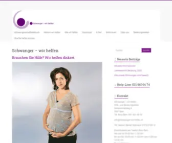 SChwanger-Wir-Helfen.ch(Schwanger wir helfen) Screenshot