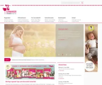 SChwangerinmeinerstadt.de(Das NEUE Infoportal für Schwangere und junge Mütter) Screenshot