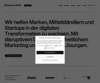 SChwarz-Matt.com(Gestern Werbeagentur in Dortmund) Screenshot