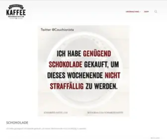 SChwarzer-Kaffee.com(Schwarzer Kaffee) Screenshot