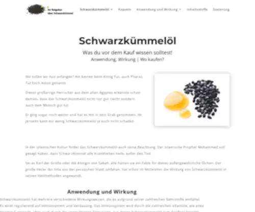 SChwarzkuemmeloel-Info.net(Schwarzkümmelöl) Screenshot