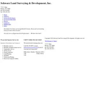 SChwarzsurveying.com(Schwarz Land Surveying &amp; Development) Screenshot