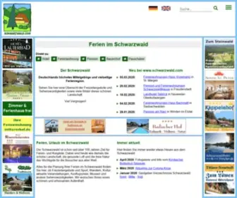 SChwarzwald.com(Schwarzwald- Ferien: Hotels und Ferienwohnungen, Sehenswürdigkeiten und Freizeitangebote) Screenshot