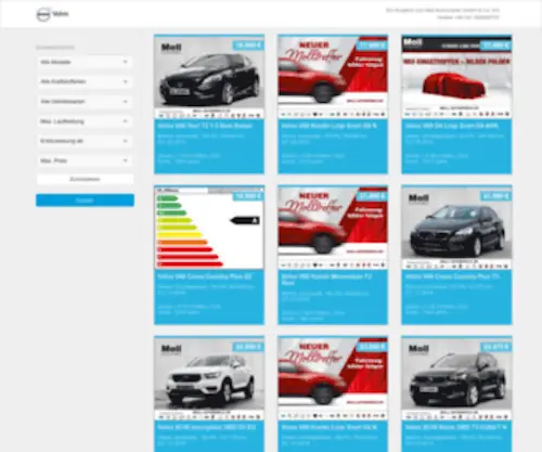 SChwedenauto-Lagerverkauf.de(Volvo Lagerfahrzeuge von Moll Automobile) Screenshot
