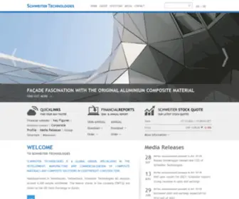 SChweiter.ch(Schweiter Technologies) Screenshot