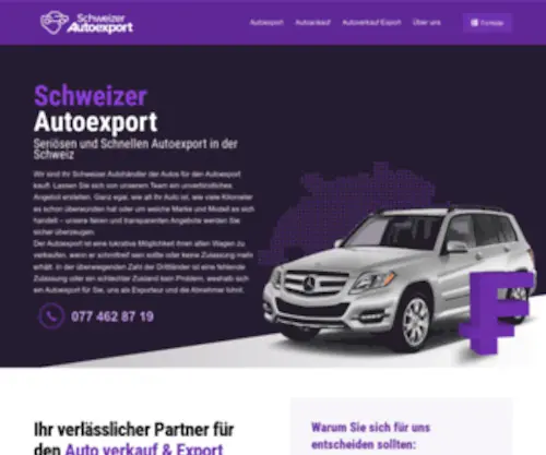 SChweizer-Autoexport.ch(Schweizer Autoexport) Screenshot