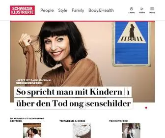 SChweizer-Illustrierte.ch(Das Beste aus People) Screenshot