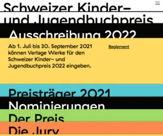 SChweizerkinderbuchpreis.ch(Ausschreibung 2022) Screenshot