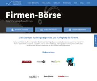 SChweizernachfolge.ch(Firma kaufen) Screenshot