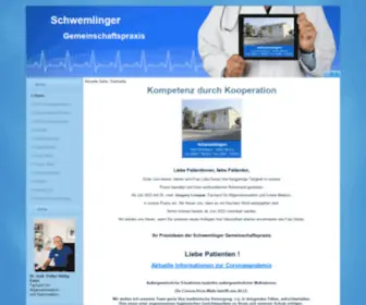 SChwemlinger-Gemeinschaftspraxis.de(Webdesign Webspace Computertechnik Kommunikation Netzwerk Datenbanken Software corasoft) Screenshot